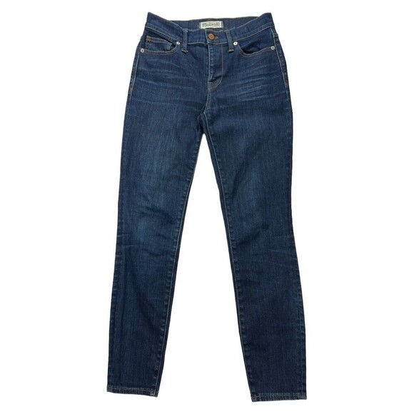 Madewell Denim - Madewell High‎ Riser Skinny Jeans Denim Blue  Stretch Size 25 B7131